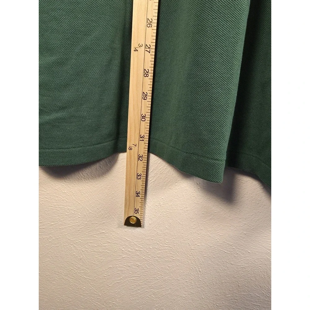 Polo Ralph Lauren Long Sleeve Big Pony Crest Green Rugby Shirt Men's Size 2XL